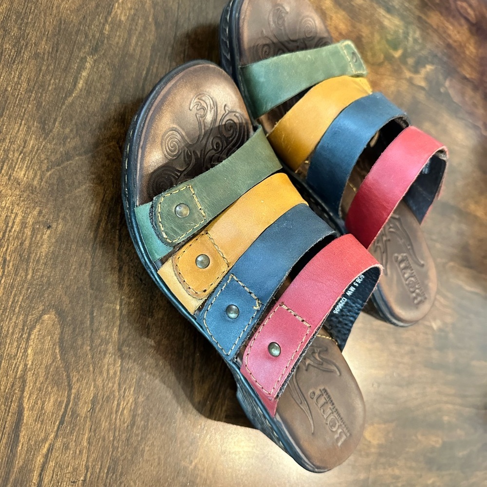 Born Handmade Sandals with Multi-Colored Straps​